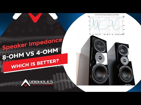 Видео: Сопротивление громкоговорителя 4 Ом или 8 Ом: что лучше?