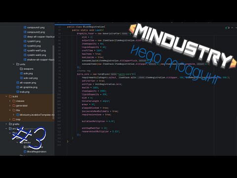 Видео: Mindustry Java моддинг(недо гайд)юниты, жидкость ,ядро №3