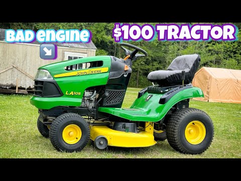 Видео: ВОССТАНОВЛЕНИЕ ГАЗОНОКОСИЛКИ JOHN DEERE ЗА 100 ДОЛЛАРОВ (ЗАМЕНА ПЕРЕГОРЕВШЕГО ДВИГАТЕЛЯ)