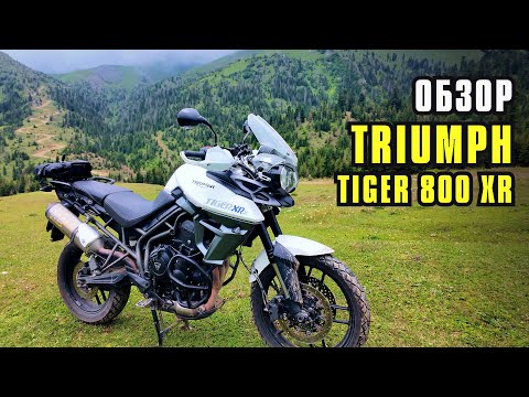 Видео: Обзор на Triumph Tiger 800Xr. Недооцененный мотоцикл.  Попал в сильный ливень.