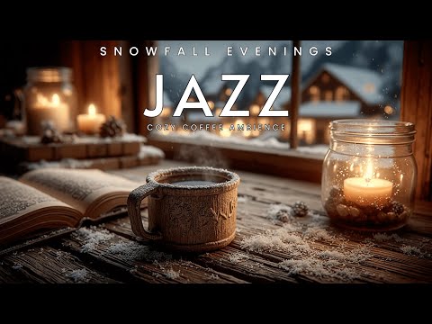 Видео: Уютный Зимний Джаз, Атмосфера Кофейни, Мягкое Фортепиано для Снежных Вечеров