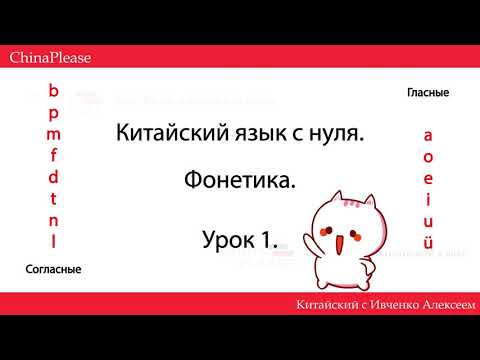 Видео: КИТАЙСКИЙ ЯЗЫК С НУЛЯ. Урок 1 - Учим  Звуки! b-p-m-f-d-t-n-l / a-o-e-i-u-ü