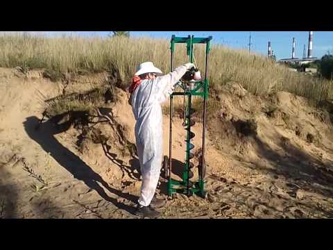 Видео: ручное бурение