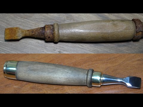 Видео: Как восстановить старые стамески!