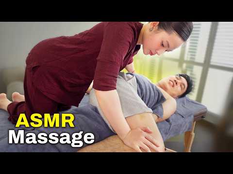 Видео: ASMR 🔥 Она настоящий эксперт по массажу с интенсивной терапией релаксации всего тела!