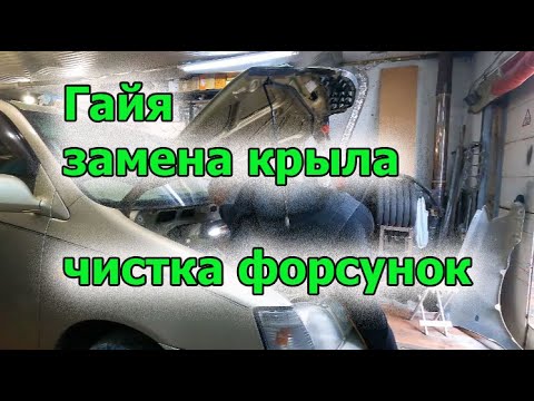 Видео: Гайя замена крыла чистка форсунок