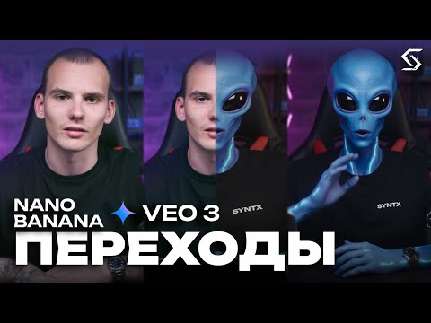 Видео: Как делать хайповые переходы с Nano Banana и VEO 3?