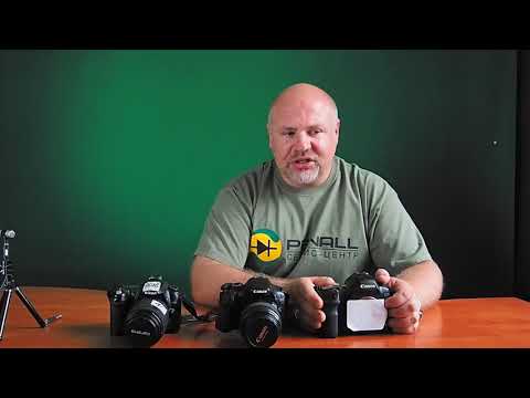 Видео: Классификация камер Canon, сравнение эргономики Canon - Nikon