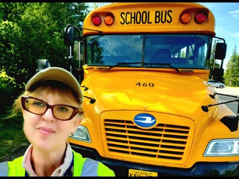 Видео: Работа. Школьный Автобус. США.  Аляска . Анкоридж.