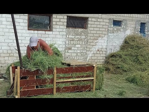 Видео: ПРЕСС ДЛЯ СЕНА ИЗ СТАРЫХ ШКАФОВ!!!!