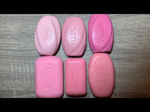 Видео: 116 Cutting pink soap bars | Режу розовое мыло | ASMR soap | No talking