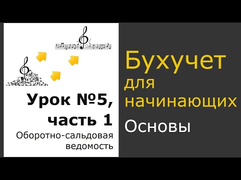 Видео: Оборотно-сальдовая ведомость. Урок 5, часть 1
