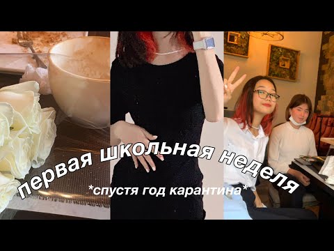 Видео: первая школьная неделя // встаю каждый день в 6 утра // учеба оффлайн