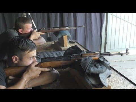 Видео: СКС-45 против Винчестера M1 Carbine. Американский 7.62х33мм против советского 7.62х39мм