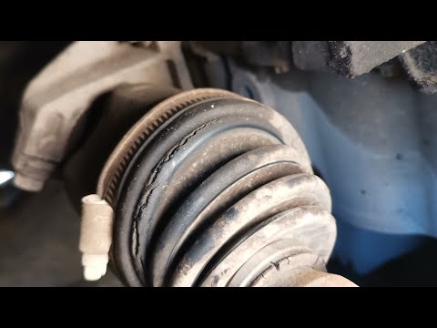 Видео: Рено Сценик 2 замена пыльника трипоида правой полуоси + замена шаровой