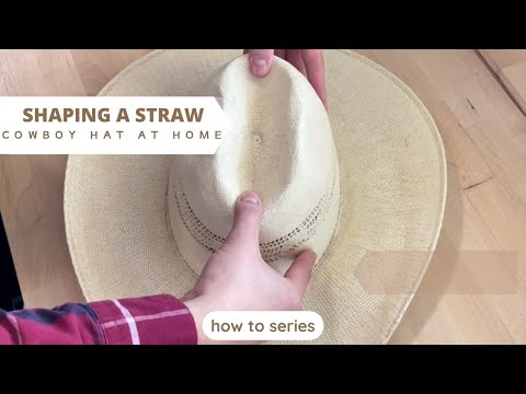 Видео: Как сделать соломенную ковбойскую шляпу дома