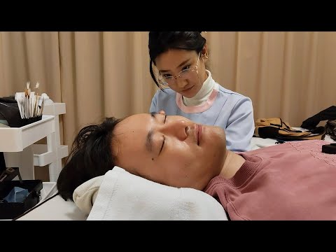 Видео: 【Чистка ушей ASMR】Она красивая в очках, у нее приятный голос. Я пробовала специальные методы.