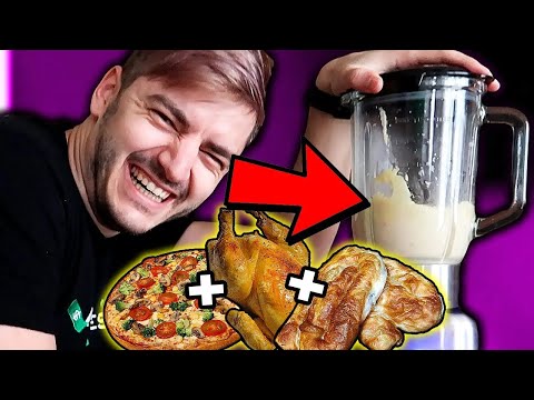 Видео: 24 ЧАСА ям само БЛЕНДИРАНА ХРАНА