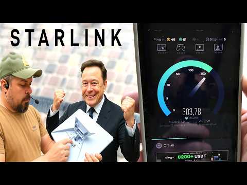Видео: БЕСПЛАТНЫЙ ИНТЕРНЕТ STARLINK скорость 320 Мбит/с