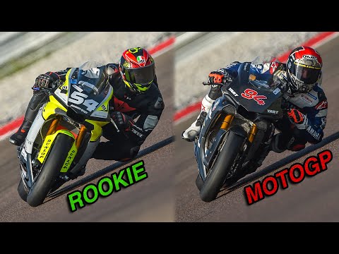 Видео: ROOKIE RIDER ПРОТИВ MOTOGP RIDER: ЧТО РАЗНОЕ? Наска против Джонаса Фолгера @ Кремона - Yamaha R1
