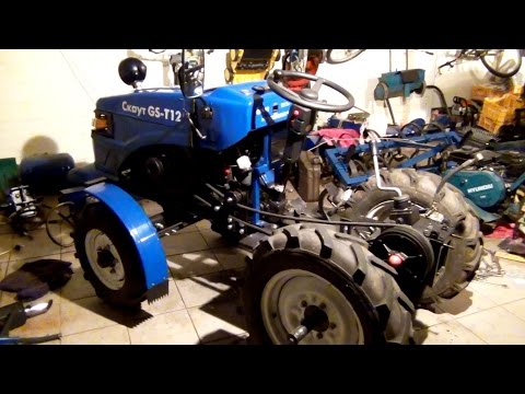 Видео: Сборка мототрактора - два шага назад и шаг в перёд ( 2 серия )