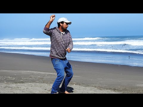 Видео: Посмотрите, как этот эксперт использует червей и 12 крючков для невероятной рыбалки на пляже.