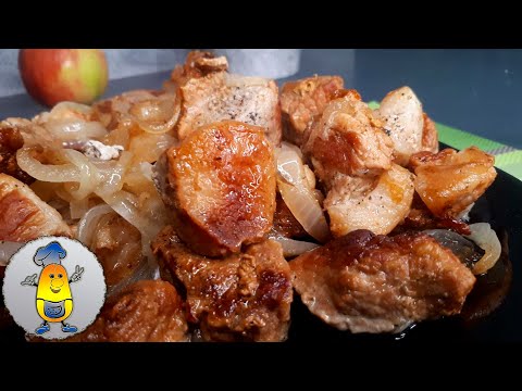 Видео: Сочное мясо на сковородке - рецепт! Как пожарить мясо - мягкое и сочное!