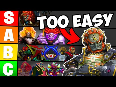 Видео: Рейтинг финальных боссов каждой игры Zelda