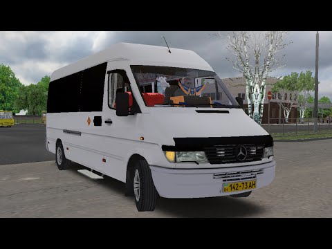 Видео: Mercedes Benz Sprinter 313 по карте ЧУГУЕВ в OMSI 2! Едем по маршруту Рогань-Харьков (174)