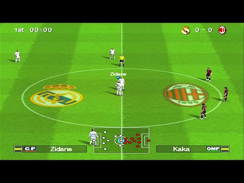 Видео: Победа над одиннадцатью 10: Реал Мадрид против Милана | PS2