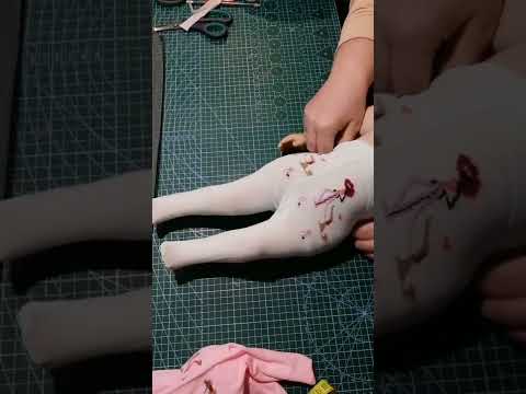 Видео: колготки из носков для реборн