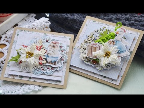 Видео: Мастер-класс "Мини открытки".