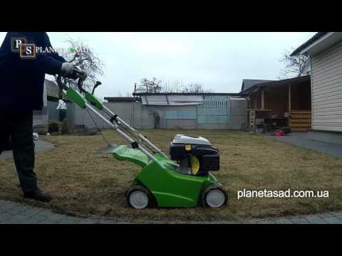 Видео: Восстановление газона после зимы.Едем на участок