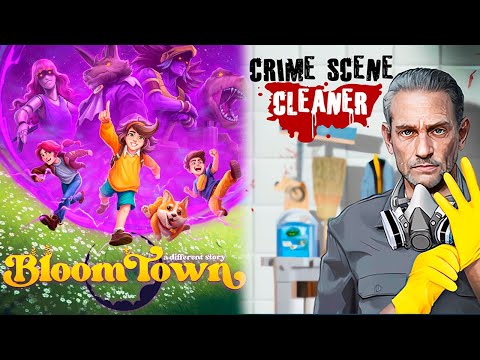 Видео: Играем в Bloomtown: A Different Story и Crime Scene Cleaner