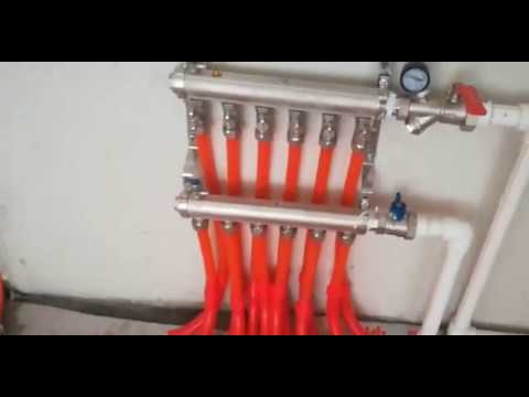 Видео: Проверка трубы теплого пола под давлением