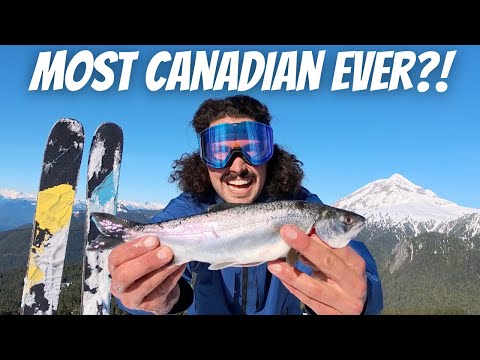 Видео: Я катался на лыжах с лососем