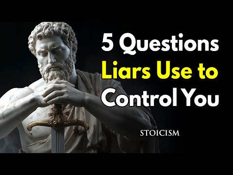 Видео: 5 вопросов, которые лжецы используют, чтобы контролировать вас ~Тёмная стоическая психология