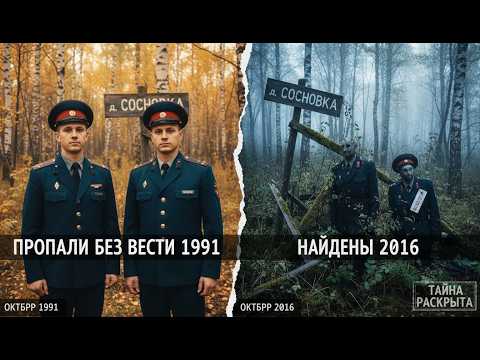 Видео: Милиционеры пропал при проверке деревни в 1991 — через 25 лет их форму нашли на манекене в лесу..