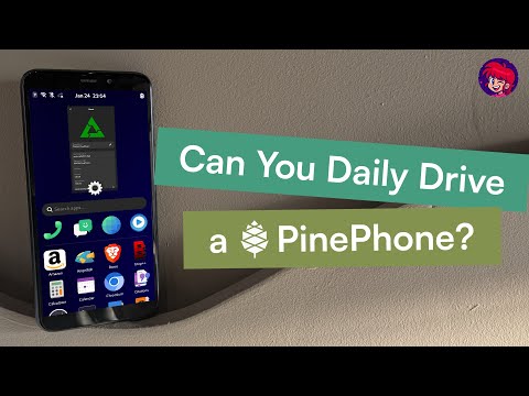 Видео: Можно ли ежедневно водить PinePhone? | Обзоры Hazel