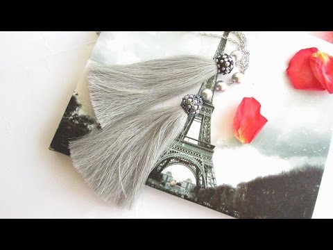 Видео: Кисть из нитей. Изготовление кулона. Часть 2. TASSEL PENDANT.