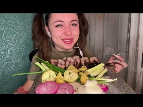 Видео: Первая скумбрия на канале! 🍴 АСМР и отпускные секреты