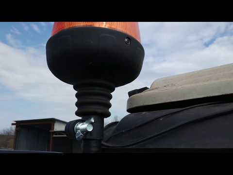 Видео: Проблисковий маяк на мтз.