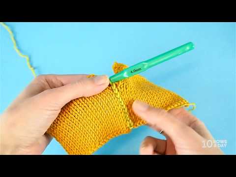 Видео: Другой способ сделать плоский цепной шов