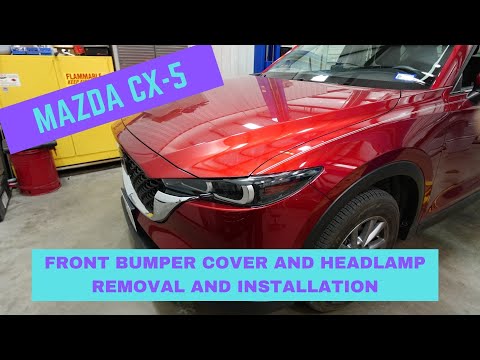 Видео: Снятие переднего бампера и фары Mazda CX-5