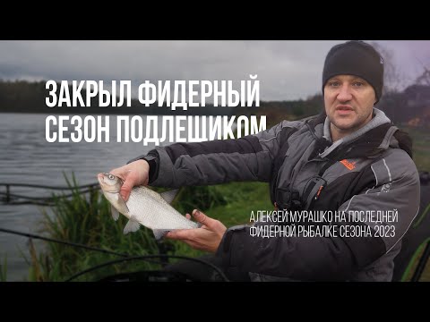 Видео: Ловим последних красавцев передо льдом. Лещовая рыбалка с фидером на водохранилище в ноябре.