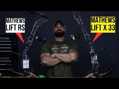 Видео: Bow Wars: Mathews Lift RS против Mathews Lift X 33