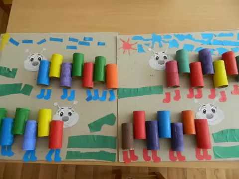 Видео: Гусеница поделка из рулончиков