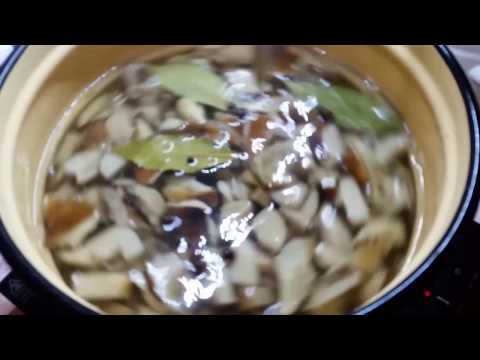 Видео: Как мариновать вкусно,белые грибы