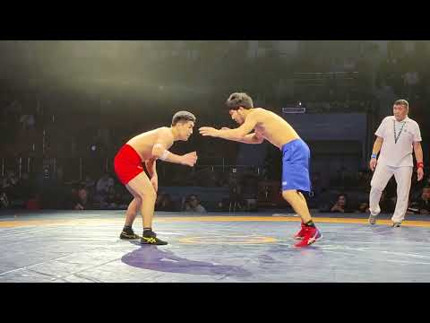 Видео: Тимур Николаев - Сангади Ульзетуев, финал абсолют. схватки до 75 Хаҥалас хапсаҕайа 4.02.2024 Якутск