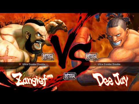 Видео: Ultra Street Fighter IV _ Zangief vs Dee Jay (самый сложный)